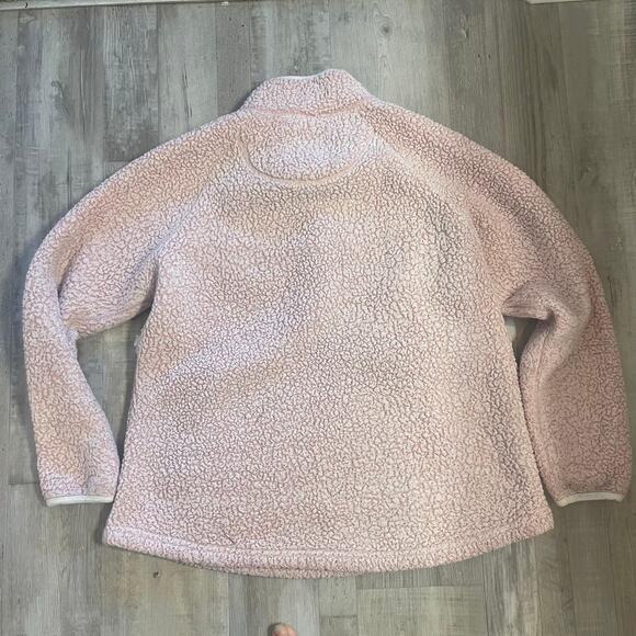 Simply Southern Pink Sherpa Pullover 1/4 snap Size XLarge - Picture 7 of 14